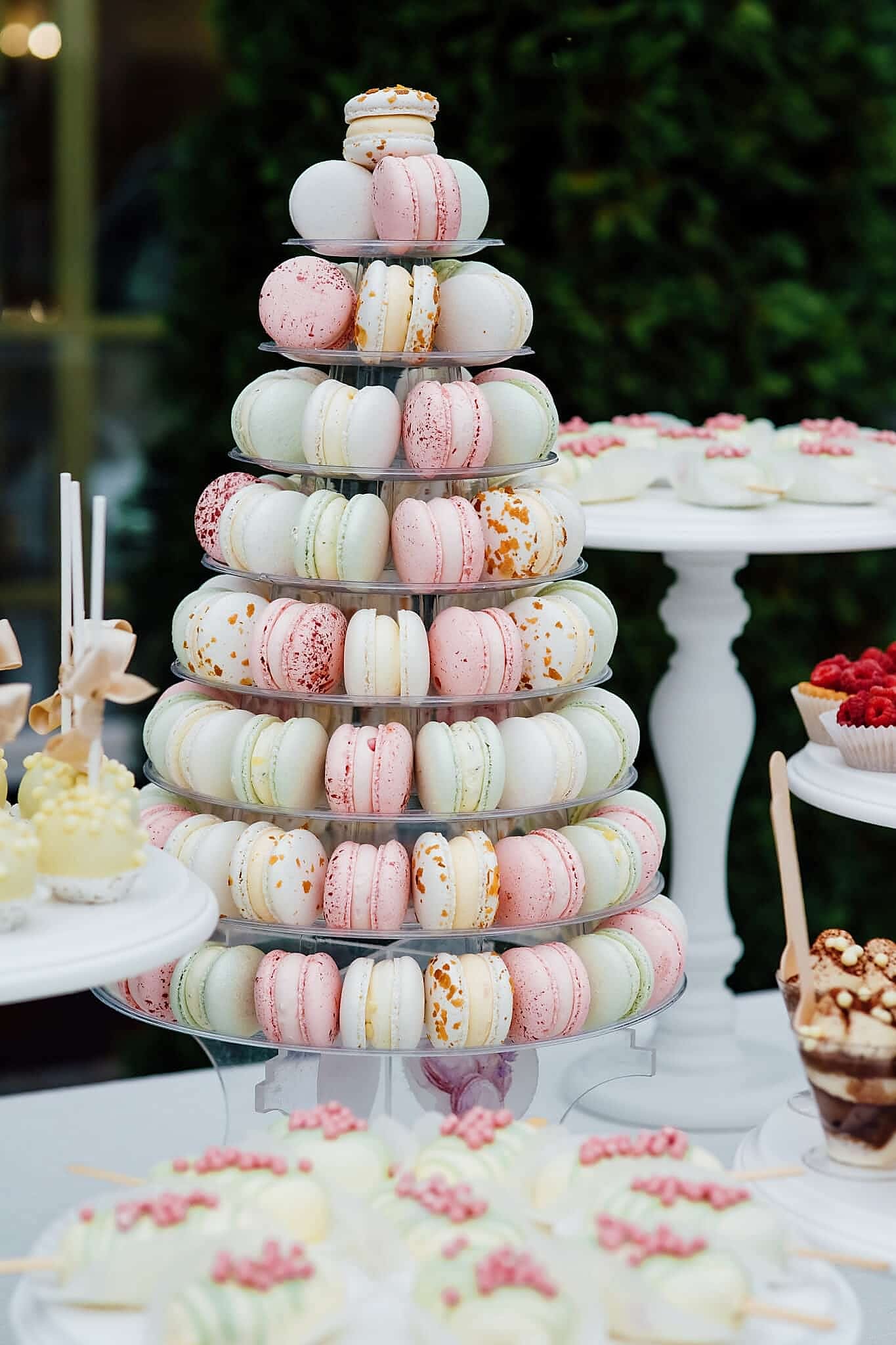 macaron tower display